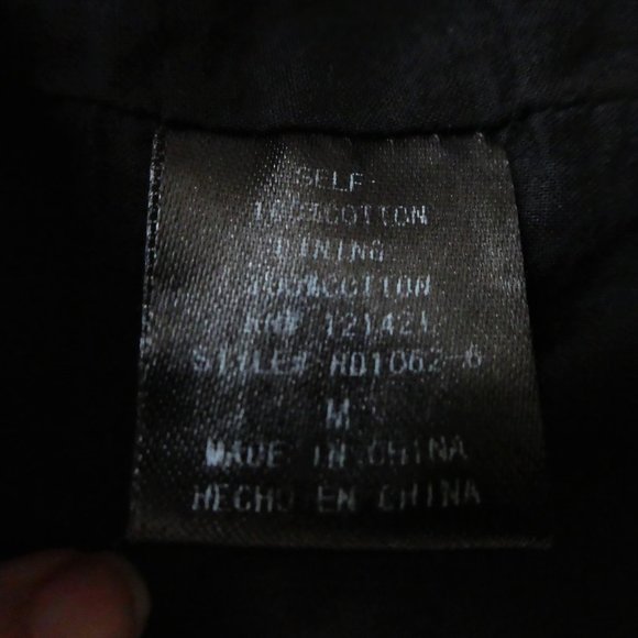 Ellison Blouse Off Shoulder Three Quarter Sleeves Lined Black Cotton M - Picture 7 of 8